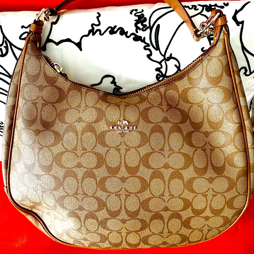 COACH Hobo Signature Handbag…